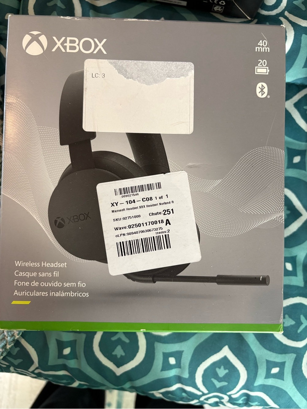 Xbox Wireless Over-Ear Headset - Black